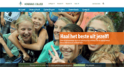 Desktop Screenshot of hondsrugcollege.nl